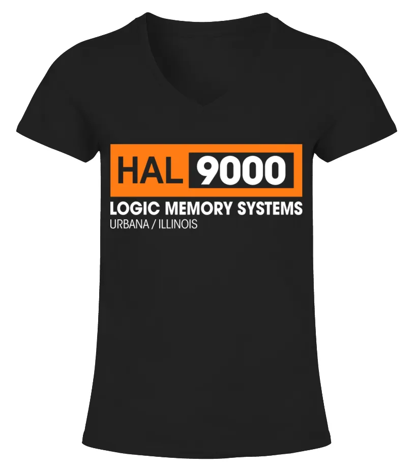 030. 2001 A Space Odyssey BK  Camiseta cuello pico Mujer
