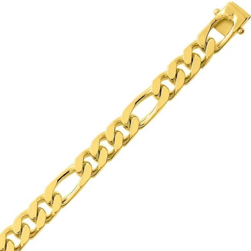 Cadena oro maciza 7mm 3+1 personalizable