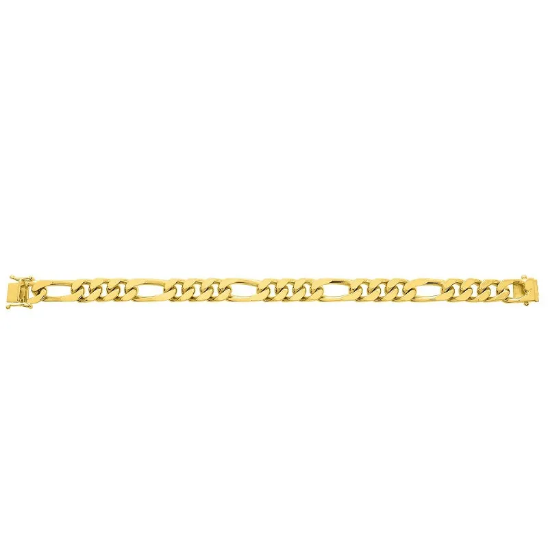 Cadena oro maciza 9mm 3+1 personalizable