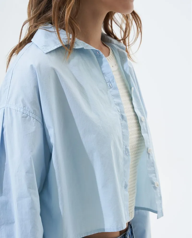 Camisa cropped para mujer