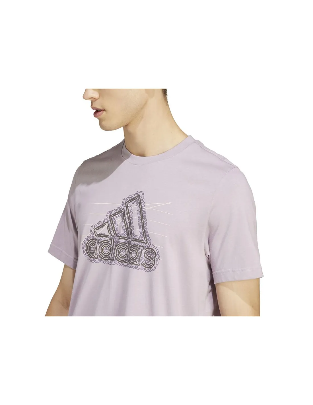 Camiseta adidas Growth Bos Hombre Lila