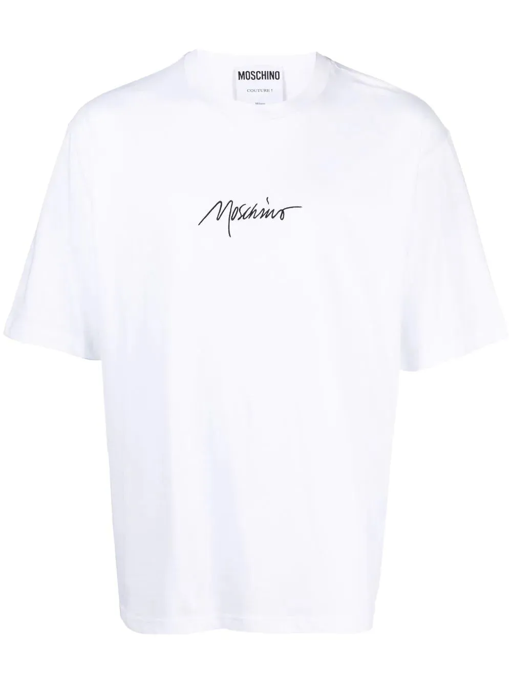 CAMISETA BOXY LOGOTIPO BLANCA