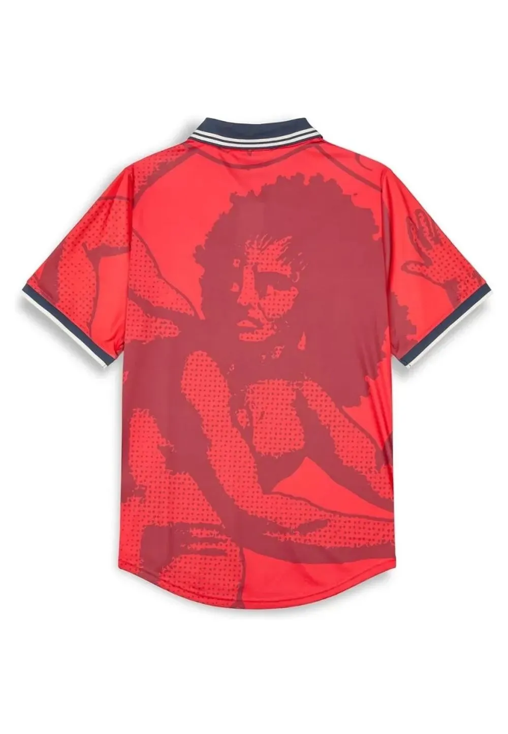 Camiseta grimey roja saoirse soccer jersey tee