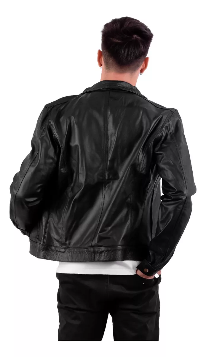 Campera De Cuero Vacuno 100% Legitimo De Hombre- Art: Manch