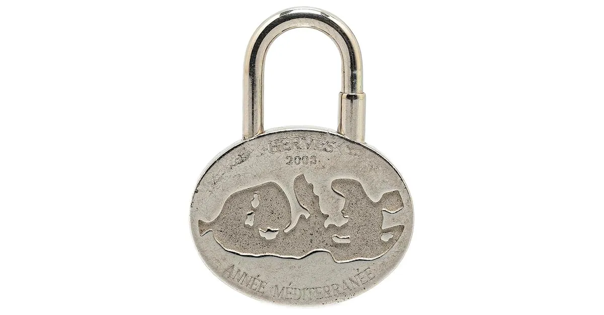 Charm Cadena Annee Mediterranee en plata Hermès 