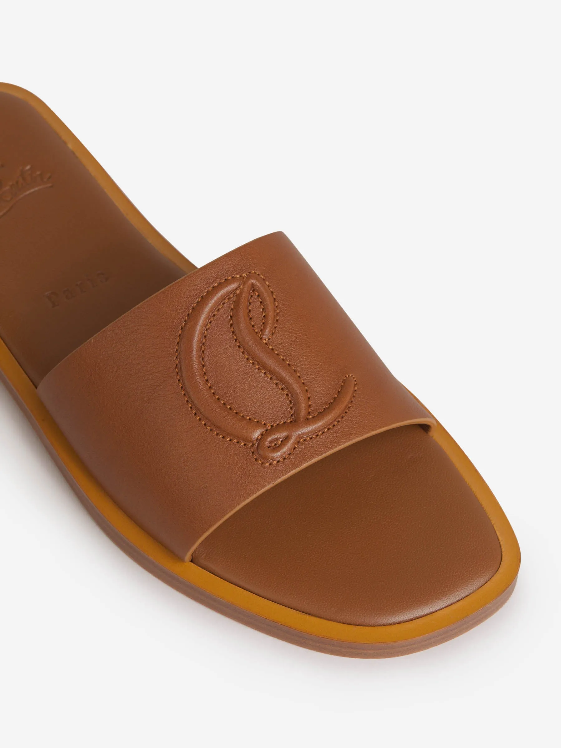 Christian Louboutin Sandalias Logo Relieve