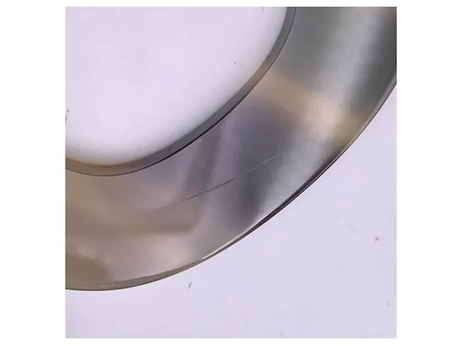 Collar colgante ovalado de cuerno de búfalo Isthme de Hermès Paris Castaño 