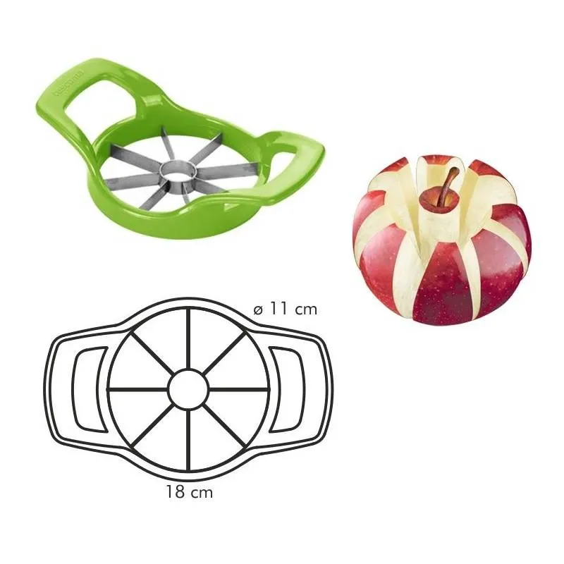 Cortador de manzanas 8 partes, acero inoxidable - Tescoma