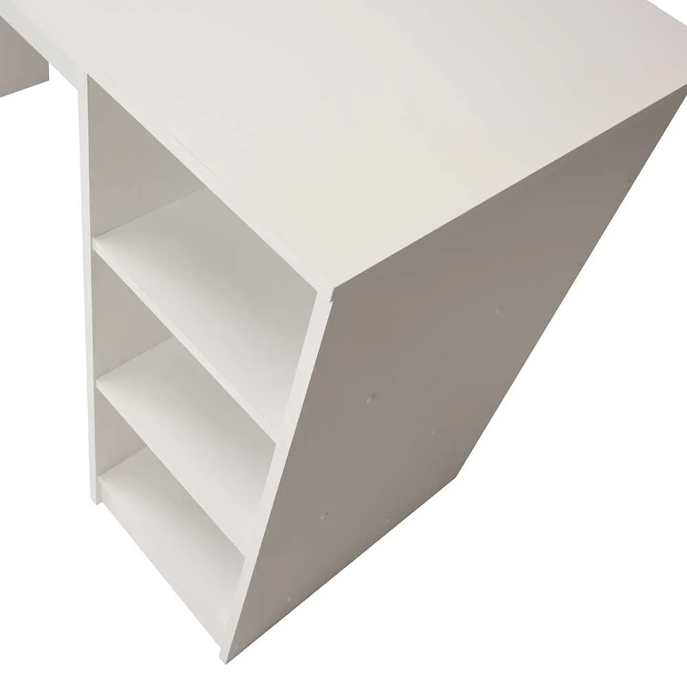 Escritorio CIC 2 Repisas Blanco