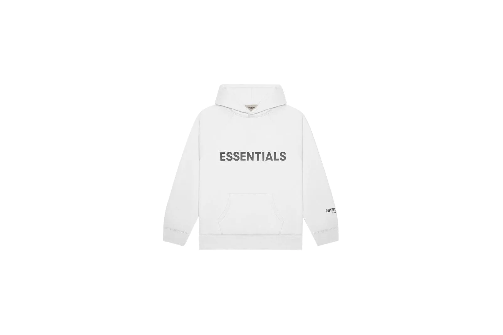 Fear of God Essentials Pullover Hoodie Applique Logo White