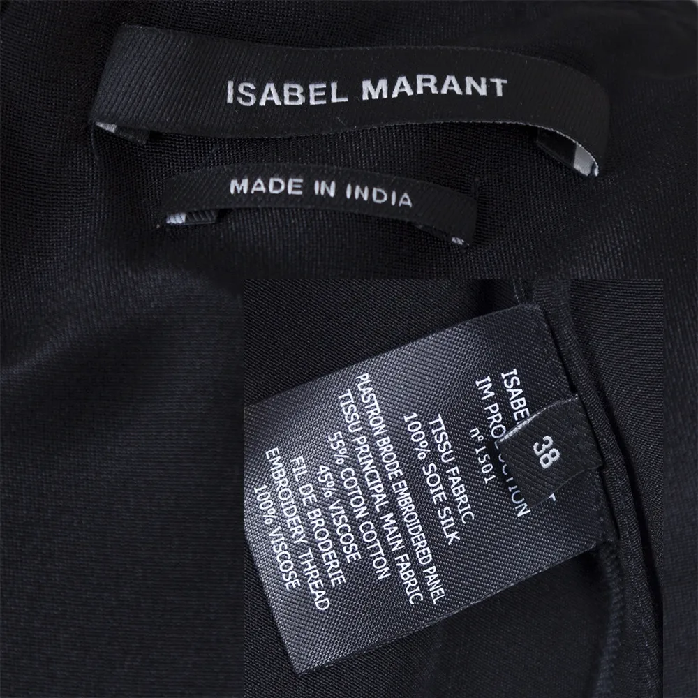 Isabel Marant Blusa Bordada Roma  T 38