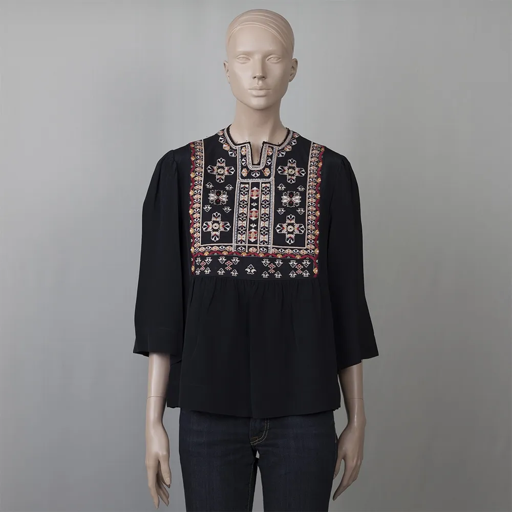 Isabel Marant Blusa Bordada Roma  T 38