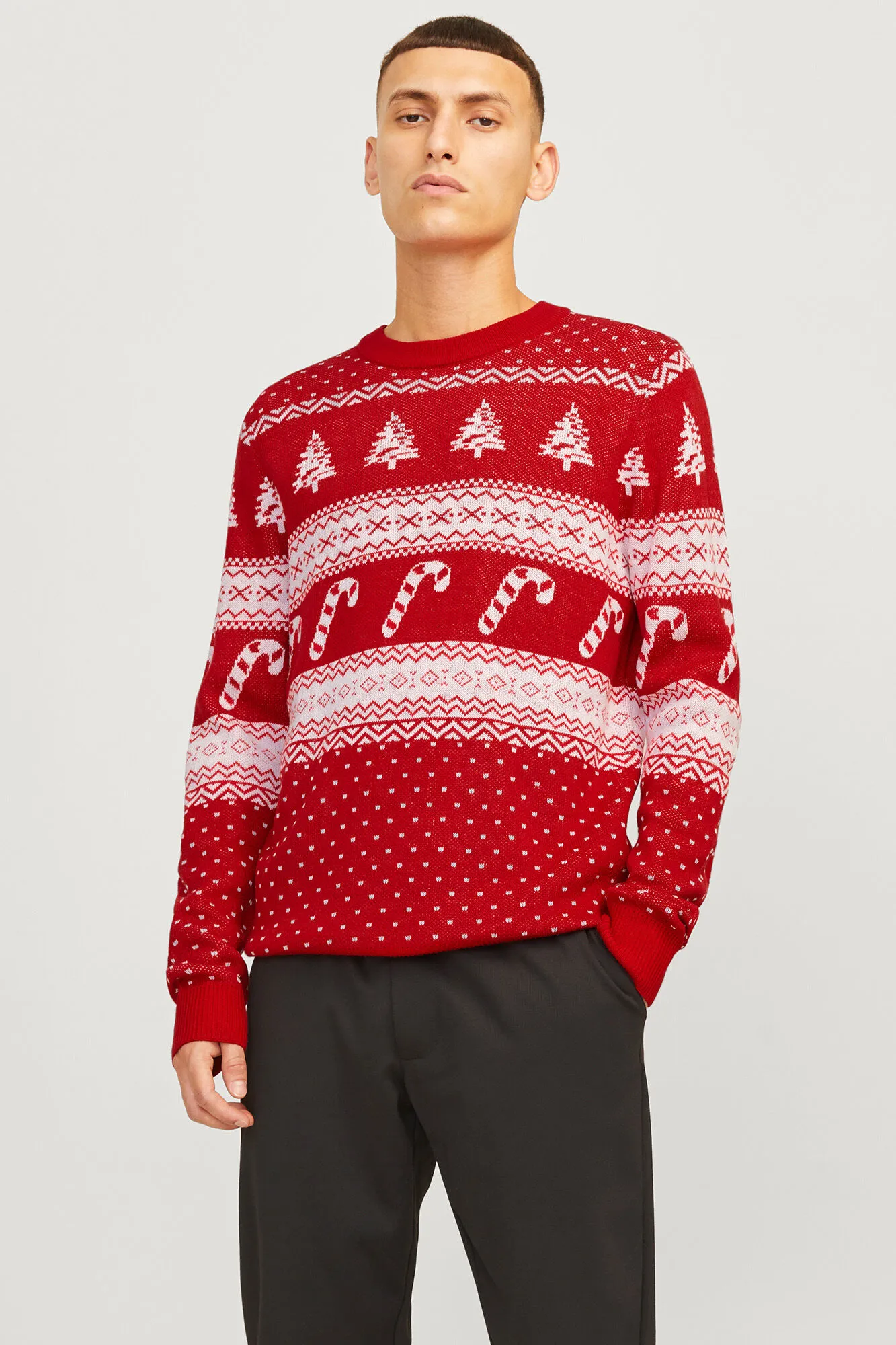 Jack & Jones Jersey navideño jacquard