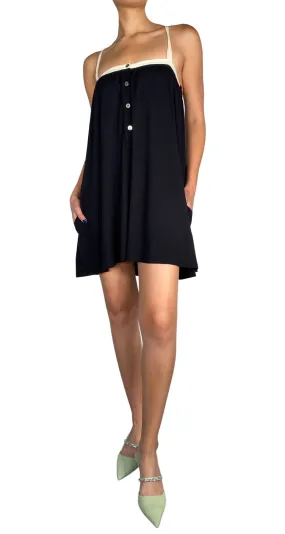 JAZMIN CHEBAR Vestido Negro Mini