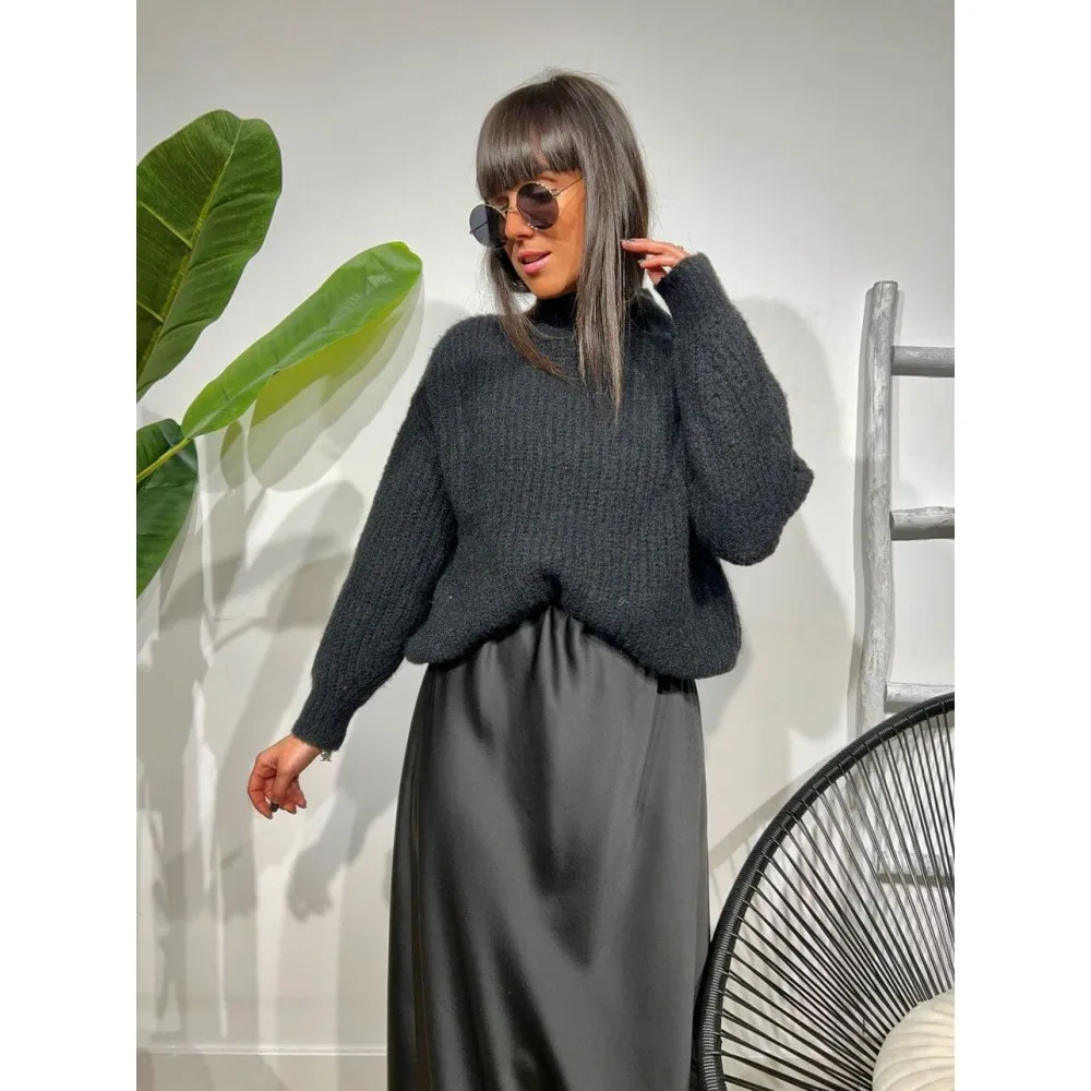 Jersey Mohair AMITHEN Negro