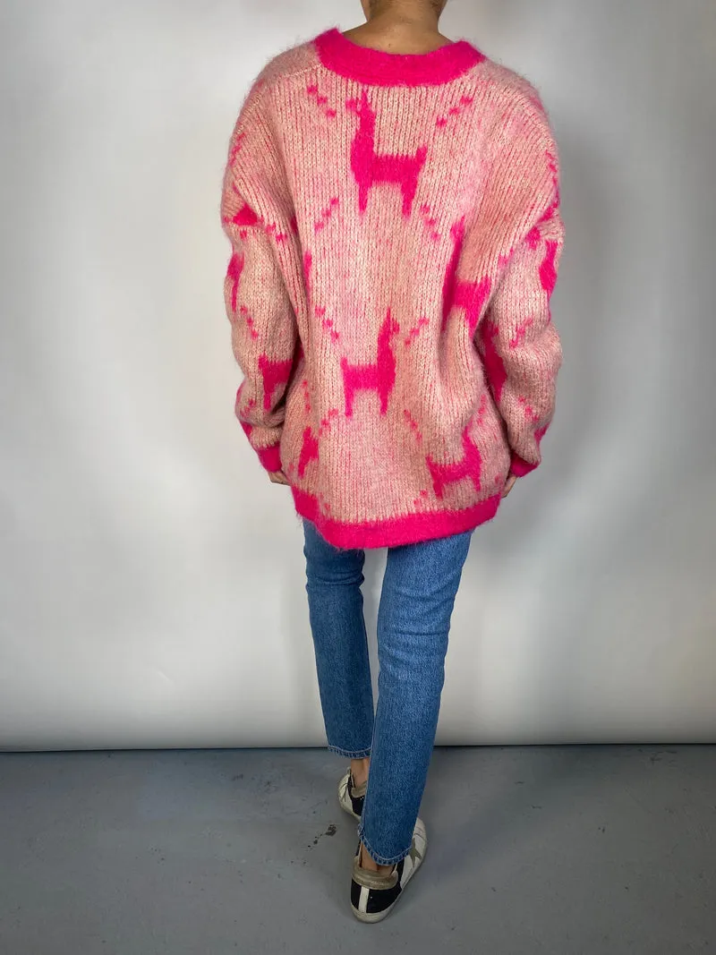 MAJE Sweater Llamas