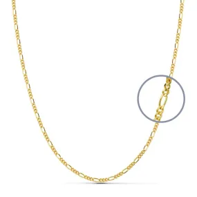 Oro 9k cadena cartier 45cm