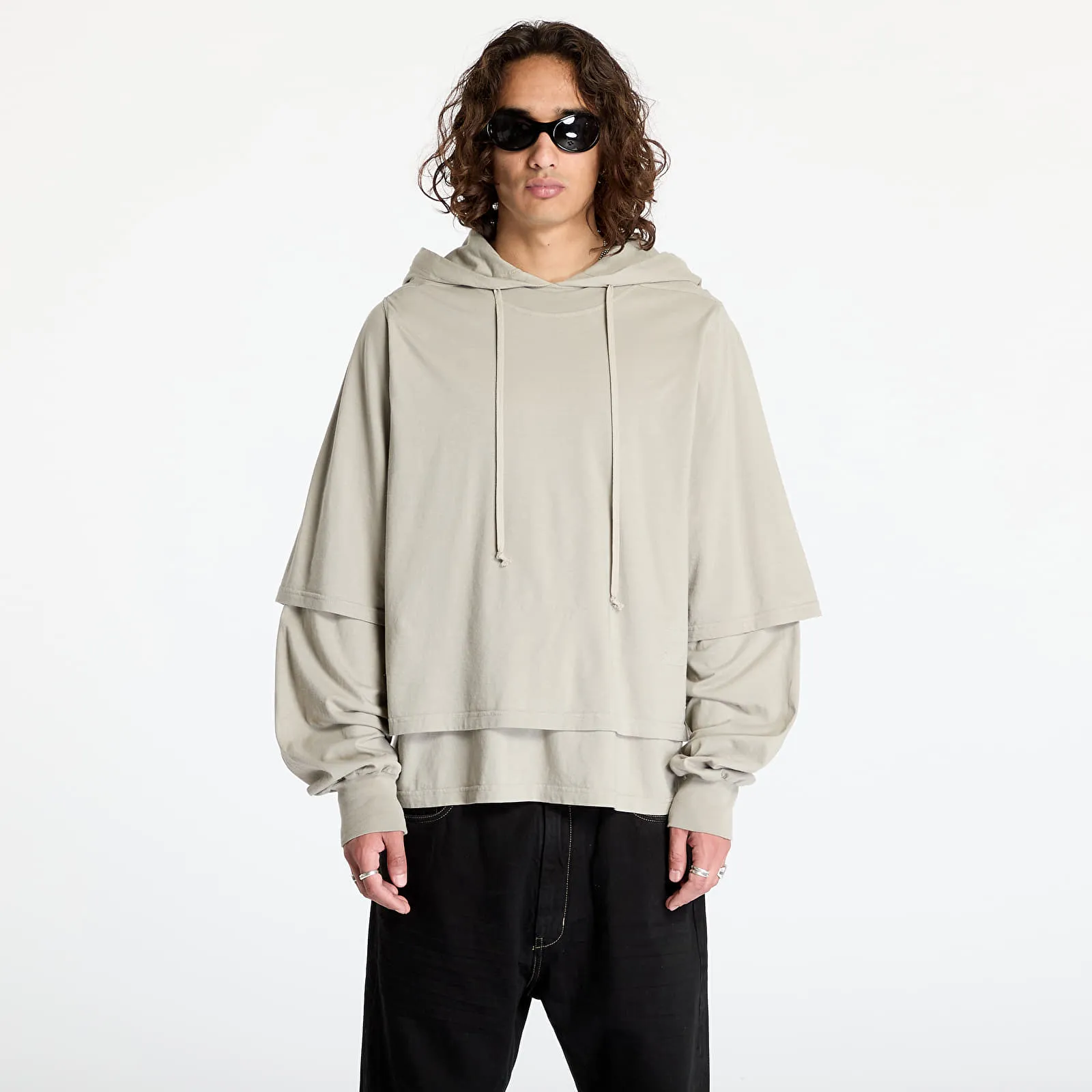 Rick Owens DRKSHDW Knit T-Shirt - Hustler Hoodie