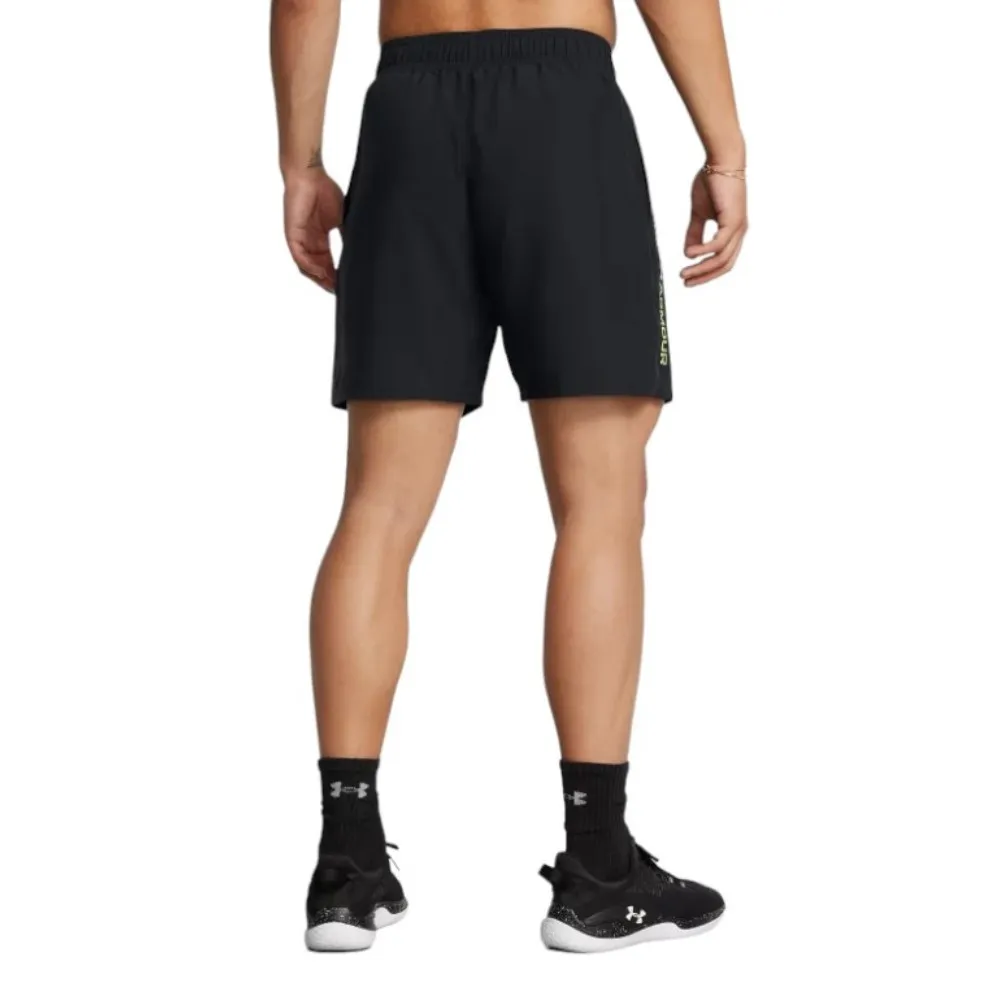 SHORT UNDER ARMOUR WOVEN WDMK NEGRO 1383356-004