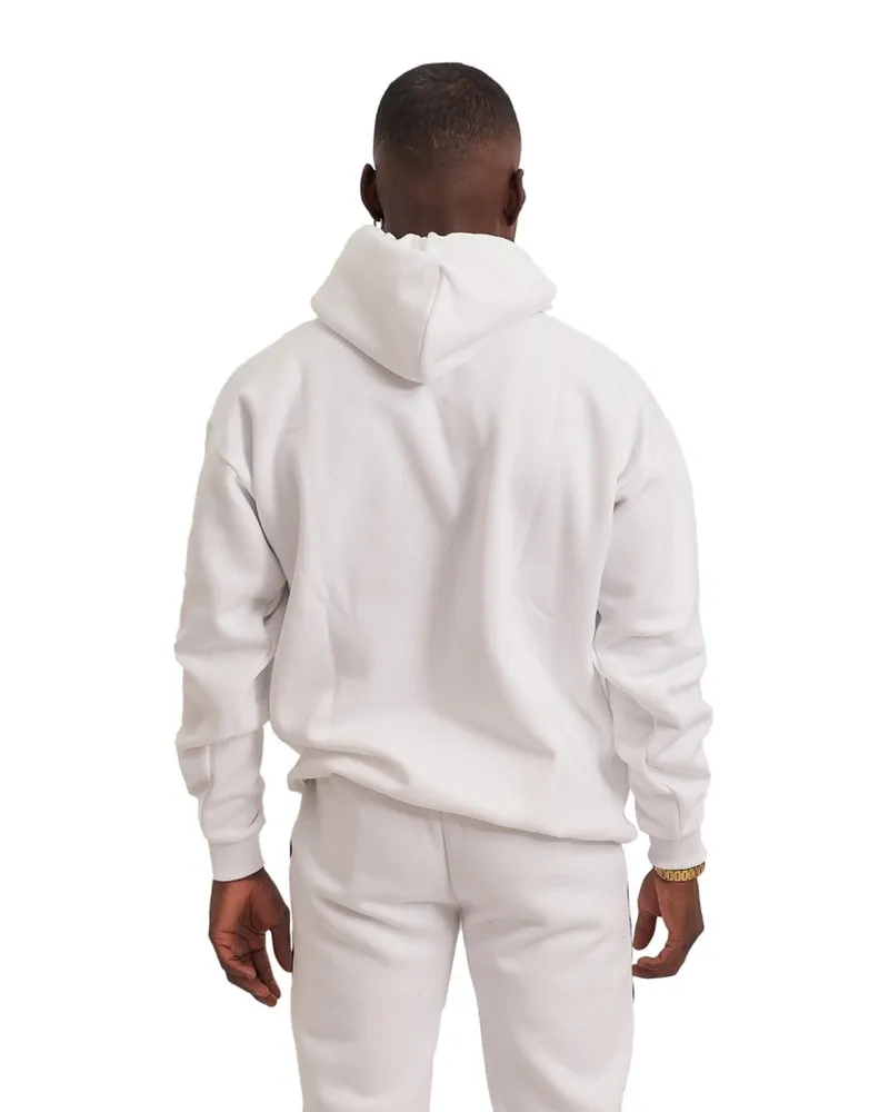 SUDADERA AREA ZERO BLANCA CHICAGO SNEAKERS BIG FACE HOODIE