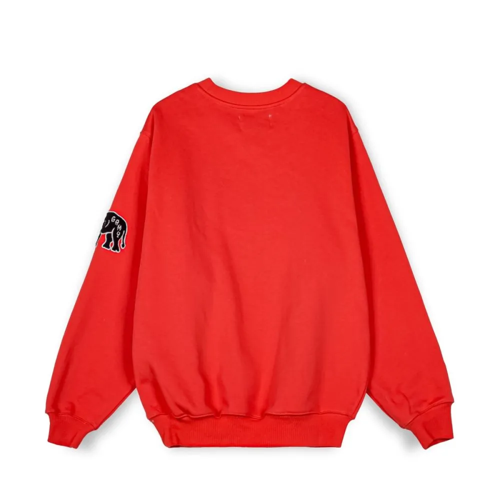 SUDADERA GRIMEY THE CLOUT GRMY VINTAGE - RED | Spring 23
