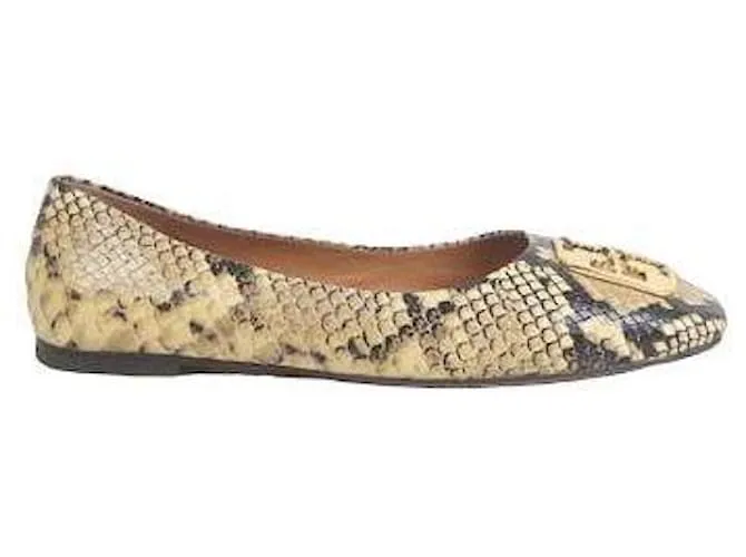 Tory Burch Bailarinas de cuero Beige 