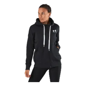 Under Armour Rival Fleece Fz Hoodie Black