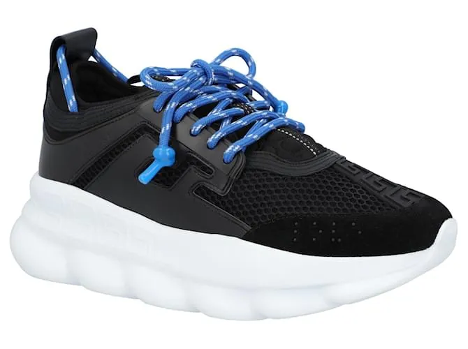 Versace Zapatilla Reacción en Cadena Negro 